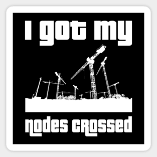 I got my nodes crossed Sticker